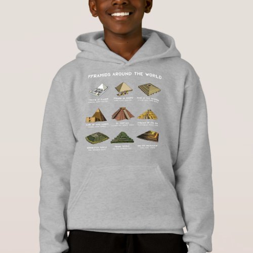 Pyramids Of The World Archeology Civilizations Hoodie