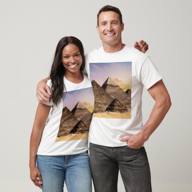 Pyramids Sphinx Ancient Egypt Pharaoh Khufu Desert T-Shirt (Unisex)