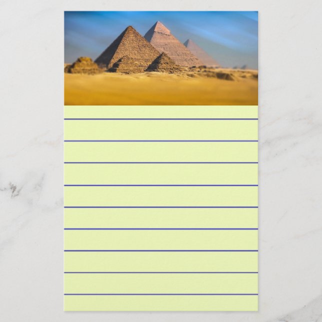 Pyramids Stationery (Front)