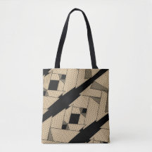 Pyramids Up and Down Yellow on Black