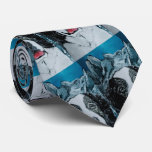 Pyrenean Mastiff Painting by Alfred Fox Neck Tie
