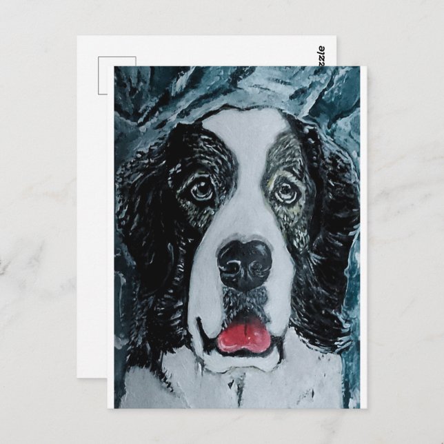 Pyrenean Mastiff Painting by Alfred Fox Postcard (Front/Back)