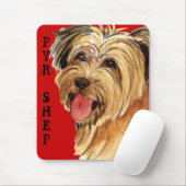 Pyrenean Shepherd Color Block Mouse Pad (With Mouse)