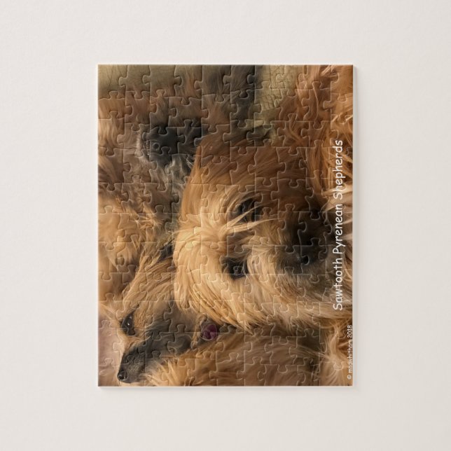 Pyrenean Shepherd Jigsaw Puzzle (Vertical)