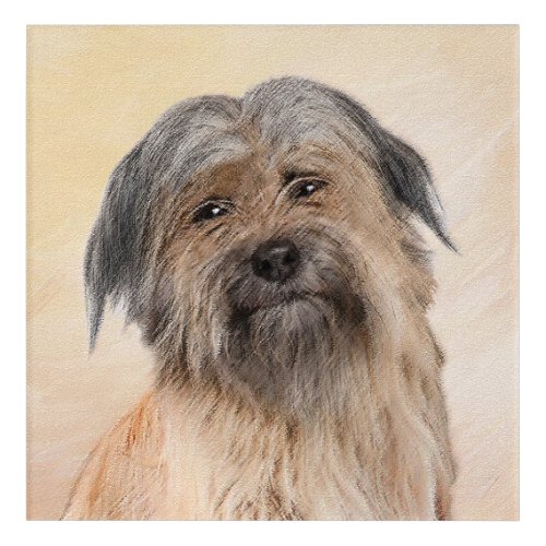Pyrenean Shepherd Painting _ Cute Original Dog Art