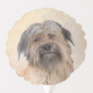 Pyrenean Shepherd Painting - Cute Original Dog Art Balloon