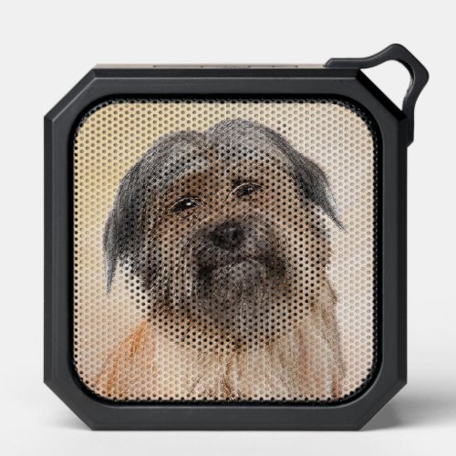 Pyrenean Shepherd Painting _ Cute Original Dog Art Bluetooth Speaker