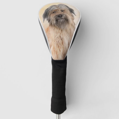 Pyrenean Shepherd Painting _ Cute Original Dog Art Golf Head Cover