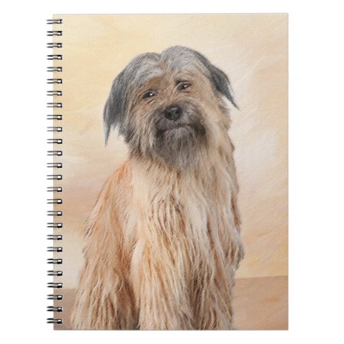 Pyrenean Shepherd Painting _ Cute Original Dog Art Notebook