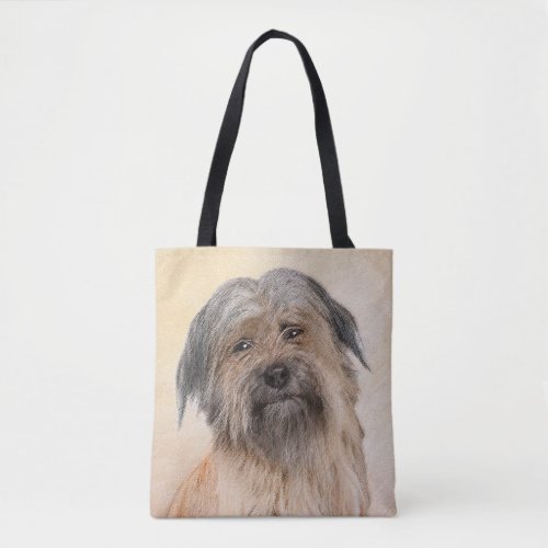 Pyrenean Shepherd Painting _ Cute Original Dog Art Tote Bag