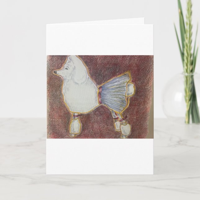 Pyrenees Dog Greeting Card (Front)