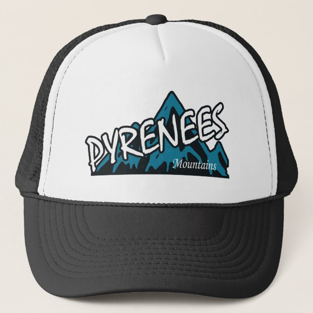 Pyrenees Mountains Trucker Hat (Front)