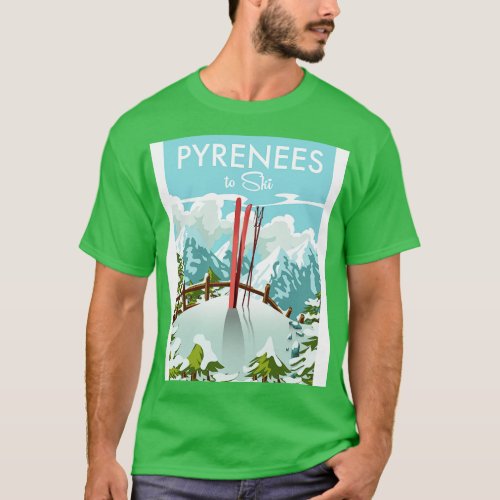 Pyrenees To Ski T_Shirt