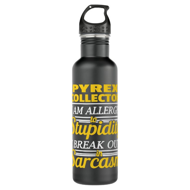 Pyrex Collectors Stainless Steel Water Bottle (Front)