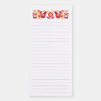 Pyrex Friendship Pattern Magnetic Notepad