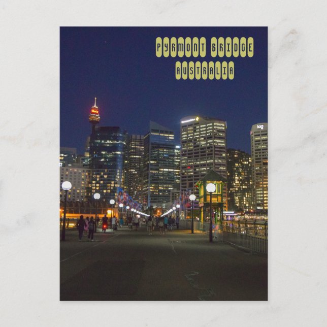 Pyrmont Bridge Postcard (Front)