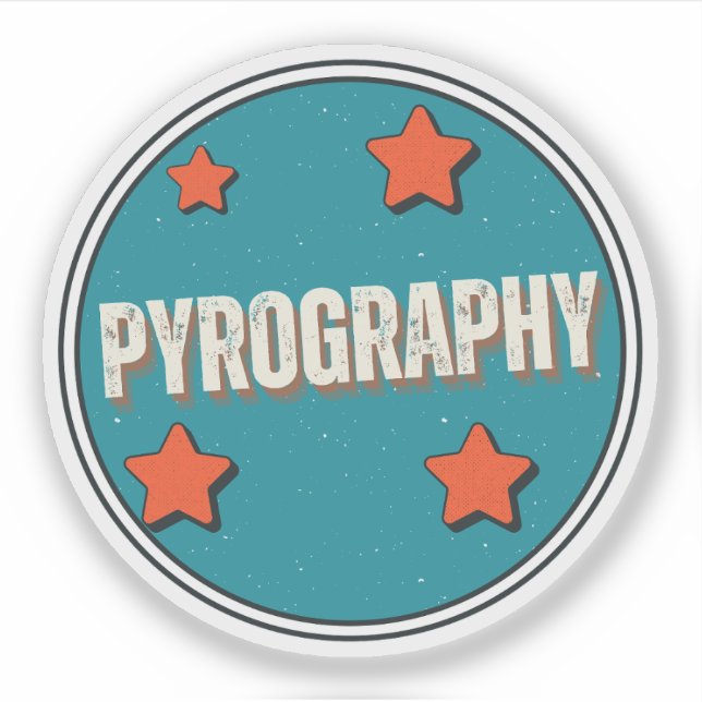 Pyrography Sticker (Front)