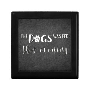 PYROH Dog Feed Reminder Sign Gift Box