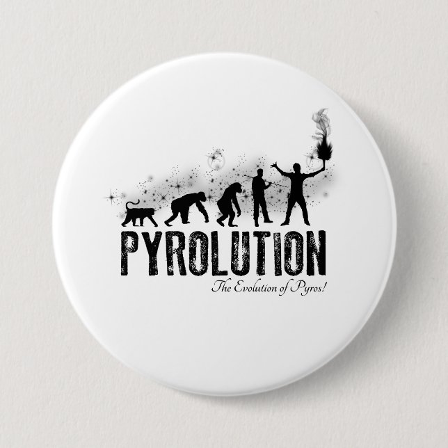 Pyrolution - The Evolution of Pyros Button (Front)