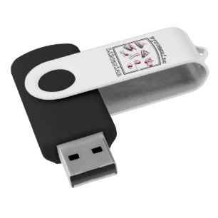 Pyromaniac Librarian Igniting Book Ideas Flash Drive