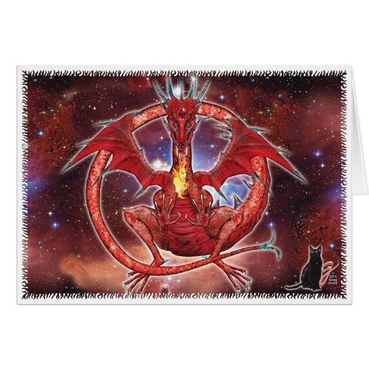 Pyrope Cosmic Dragon Cards (Front Horizontal)