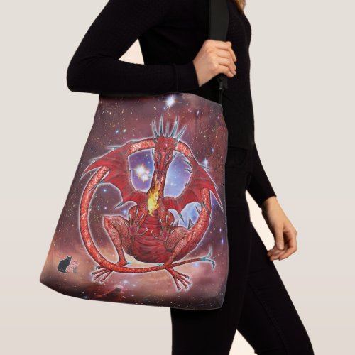 Pyrope Cosmic Dragon Crossbody Bag