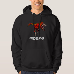 Pyroraptor Dinosaur Design Hoodie