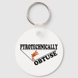 Pyrotechnically Obtuse Keychain