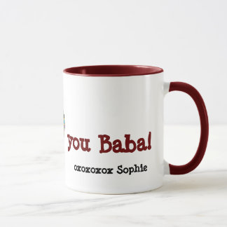 Pysanka Heart Art - I love You Baba Mug
