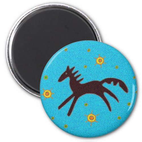 Pysanka Symbol Horse Magnet