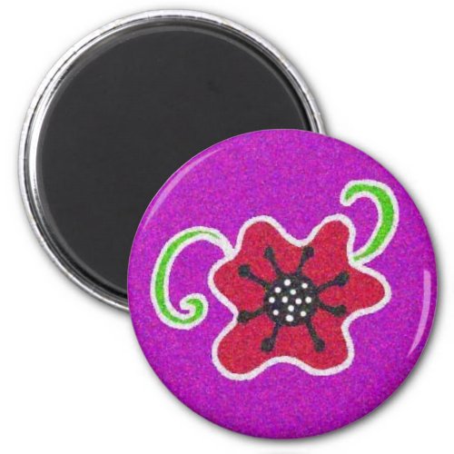 Pysanka Symbol Poppy Magnet