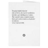 Pysanka Symbol: Rooster (Back)