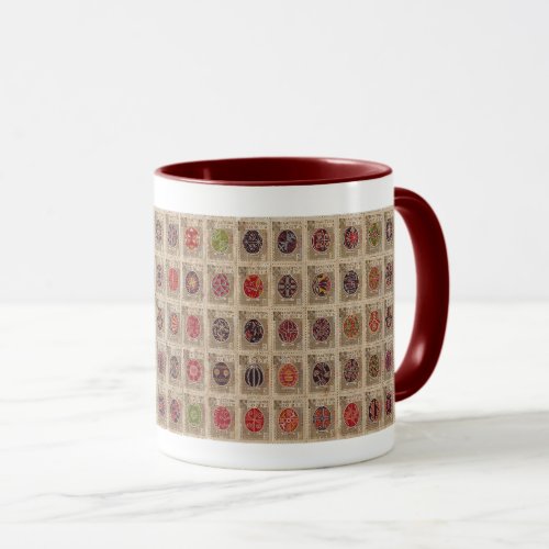 Pysanka Ukrainian Easter Egg Two Tone Mug