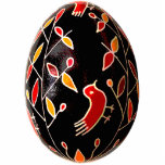 Pysanky (Ukranian Easter Egg) Ornament<br><div class="desc">Pysanka (plural Pysanky) is a Ukrainian Easter egg, decorated using a wax-resist batik method. The beautiful traditional designs are full of symbolism and meaning. Pysanky are typically made to be given to family members and respected outsiders. To give a pysanka is to give a symbolic gift of life. See our...</div>