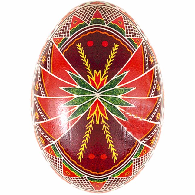 Pysanky (Ukranian Easter Egg) Ornament (Front)