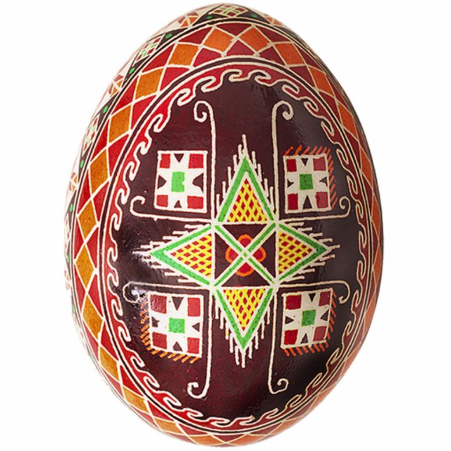 Pysanky (Ukranian Egg) Ornament (Front)