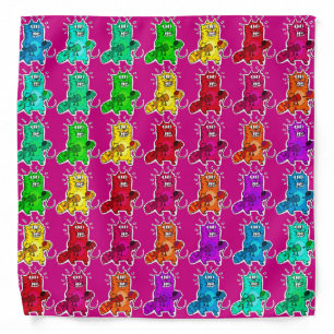 pyscho cat and unfortunate mouse funny cartoon, ha bandana