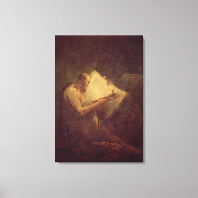 Pythagoras (6th century BC) (oil on canvas) Canvas Print (Front)