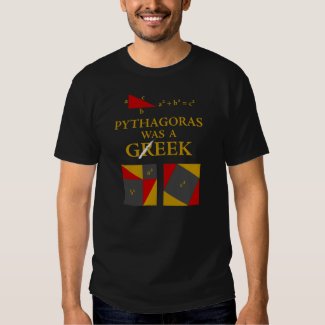 Pythagoras Was A Geek T-Shirt
