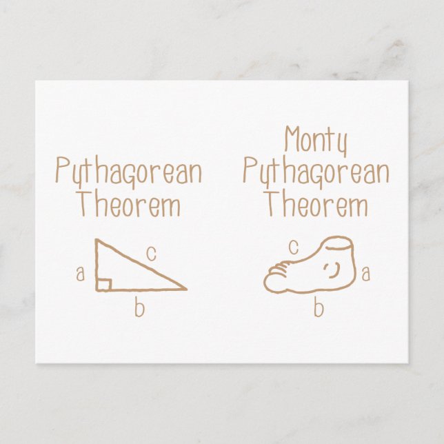 Pythagorean Postcard (Front)