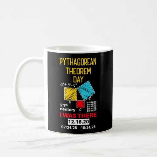 Pythagorean Theorem Day Mathematic I Was There Mat Coffee Mug