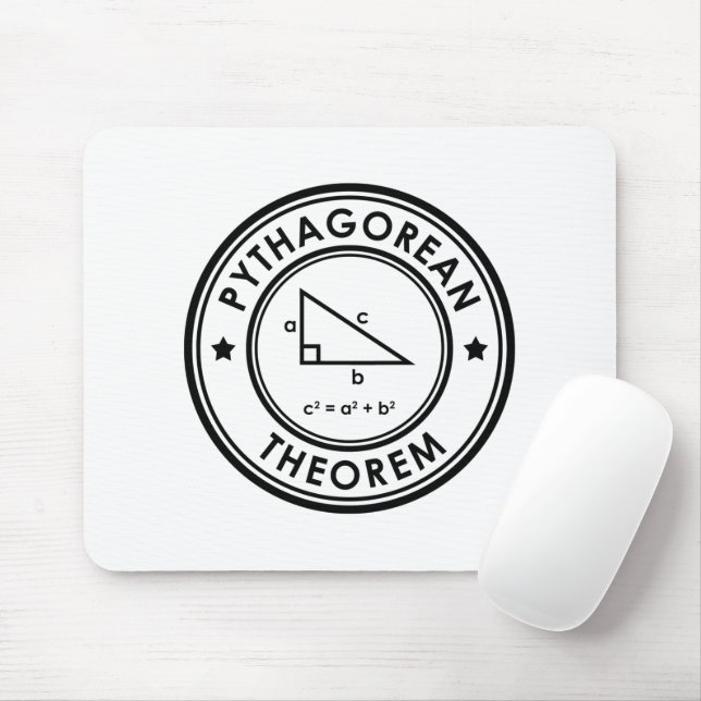 Pythagorean Theorem Mouse Pad (With Mouse)