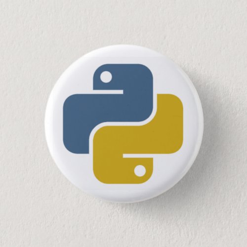 Python Badge Pinback Button