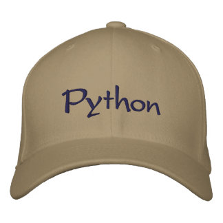 Python Embroidered Baseball Hat