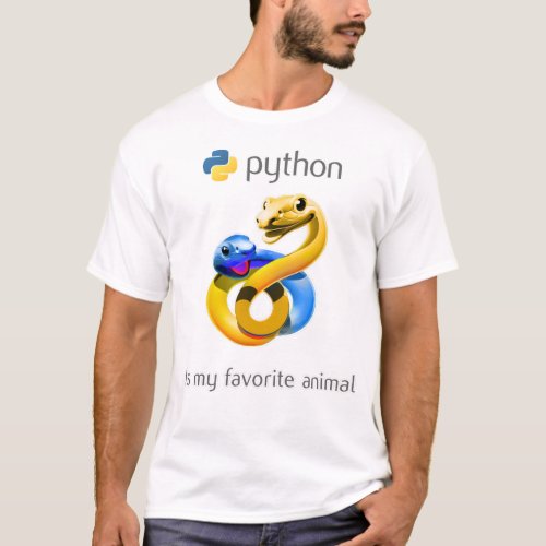 Python is my favorite animal T_Shirt