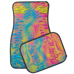 PYTHON - modern decorative fractal - Car Floor Mat