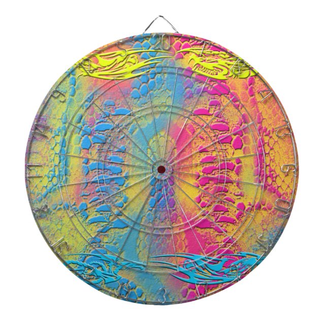 PYTHON - modern decorative fractal - Dart Board (Front)