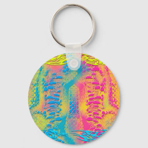 PYTHON - modern decorative fractal - Keychain