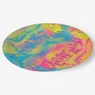 PYTHON - modern decorative fractal - Paper Plates