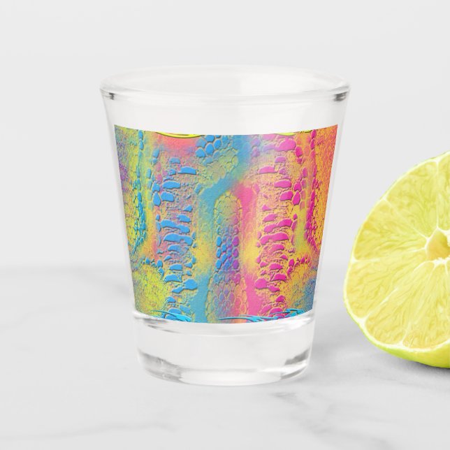 PYTHON - modern decorative fractal - Shot Glass (Front)